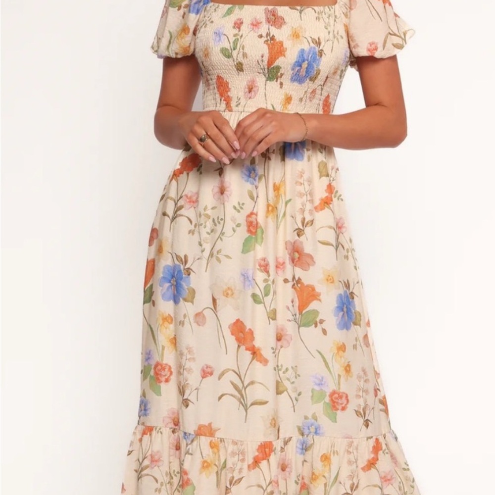 Floral Smocked Dress